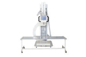 Film bed for X-ray U arm